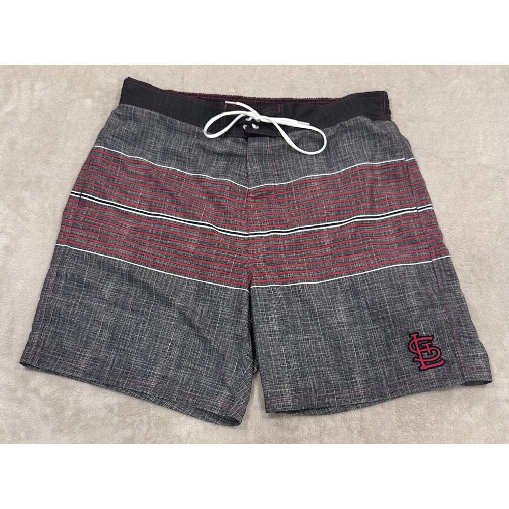 Mens 2XL St. Louis Cardinals G-III Sports Carl Banks‎ Horizon Volley Swim Trunks